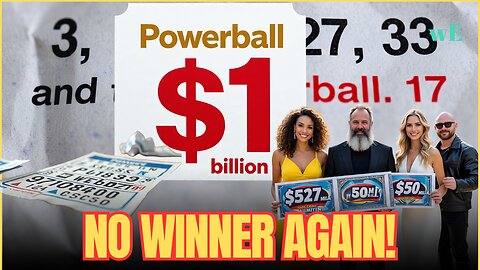 Powerball Jackpot Hits $1 Billion – Winning Numbers & Next Draw