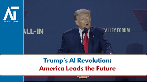 Trump Unveils Bold AI Action Plan: Deregulation, US Tech Dominance | US Politics | Amaravati Today