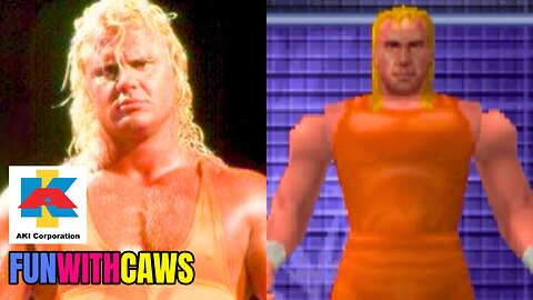 making “Mr. Perfect” Curt Hennig in WWF No Mercy!