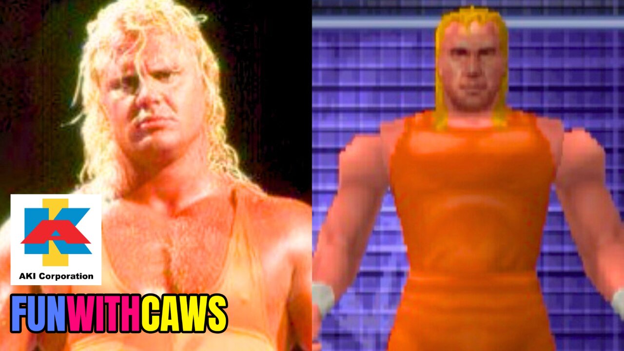 making “Mr. Perfect” Curt Hennig in WWF No Mercy!