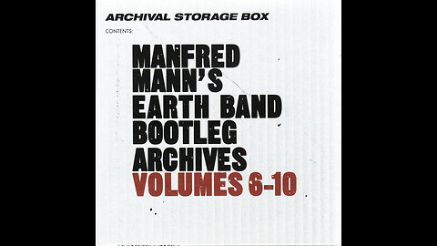 Manfred Mann's Earth Band - Bootleg Archives Volumes 6-10 (Box Set) 2017 5xCD