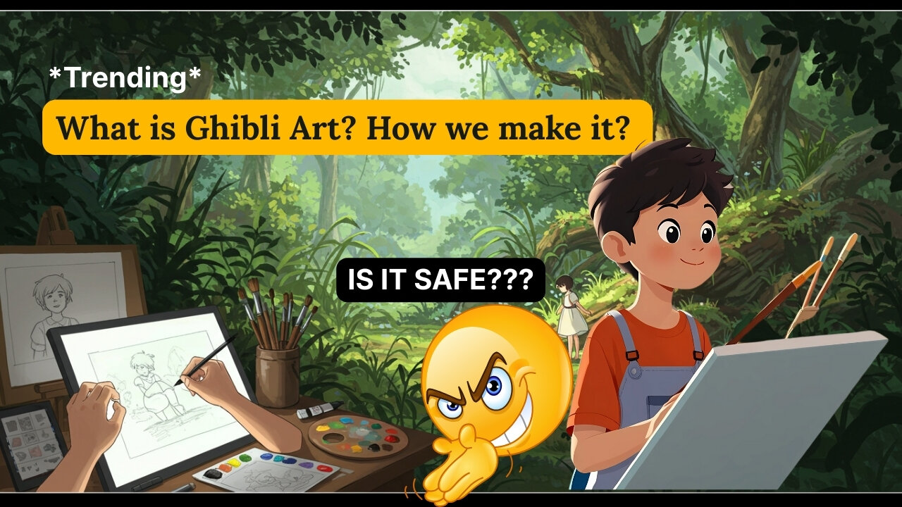 What is Studio Ghibli Art? How do we create this VIRAL TREND