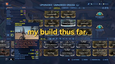 My current Araxia build 06-30-2025
