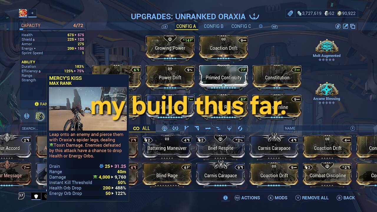 My current Araxia build 06-30-2025