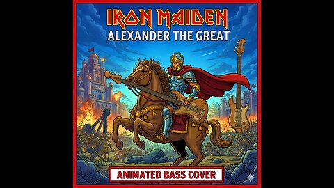 Iron Maiden Alexander The Great Bass Cover – Epic Bass Performance 🇬🇧