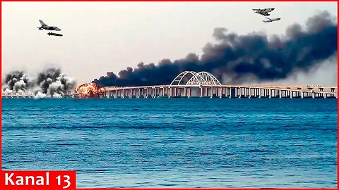 We are waiting for the Crimean bridge to explode： with long-range German missiles or drones...