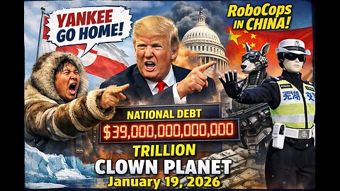 Clown Planet 19 Jan, 2026: Greenlanders "Yankee Go Home", WEF Week, ICE in Minnesota, & more