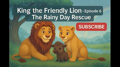 THE DAILYYY STORIES | King the Friendly Lion - Episode 6 | The Rainy Day Rescue
