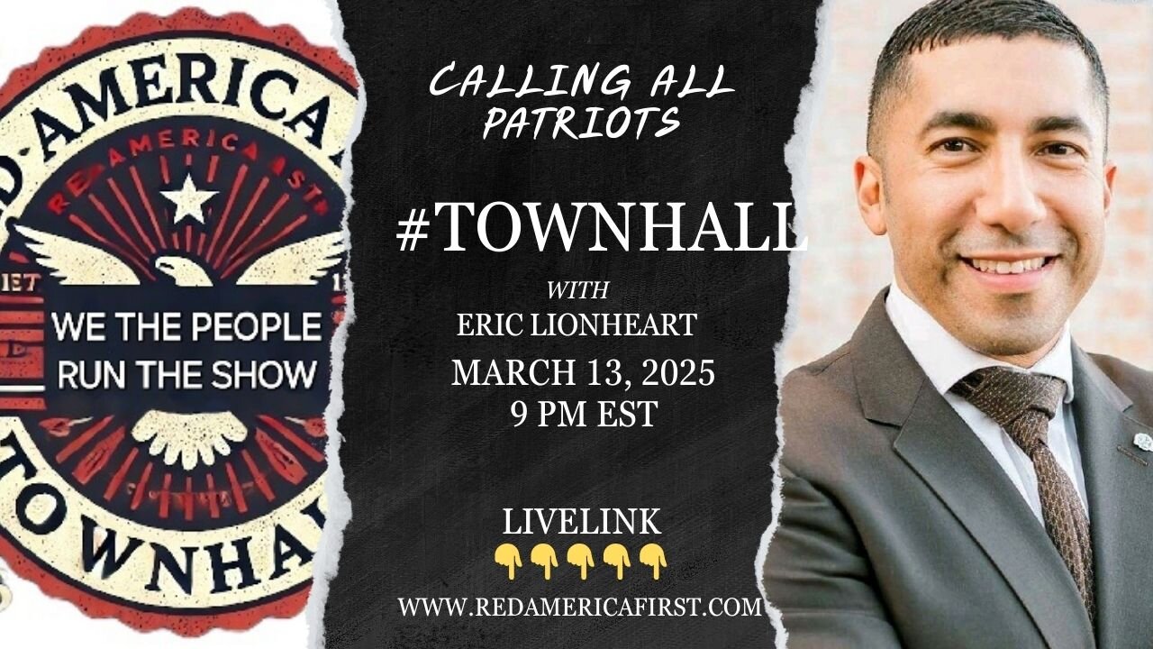 #TOWNHALL interview with Eric Lionheart + IntelRound -- RedAmericaFirst.com - live link -