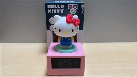 Hello Kitty Alarm Clock with Night Light