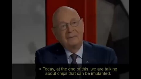 Sociopath Klaus Schwab says by 2026 all of humanity will have an implanted microchip/tracking device