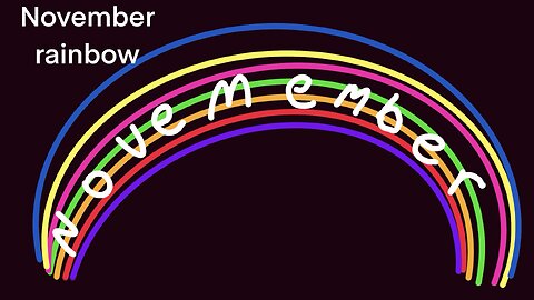 November rainbow