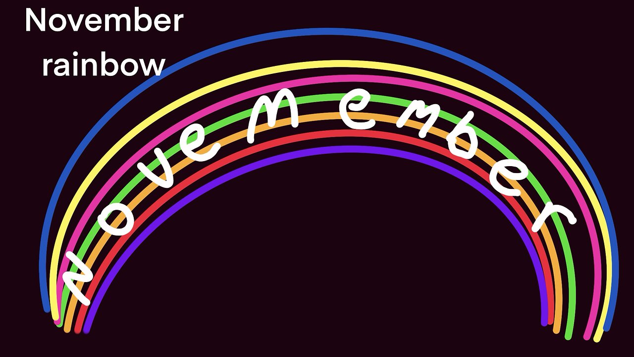 November rainbow