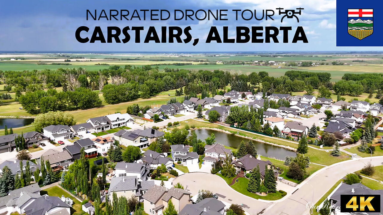🚁 Carstairs, Alberta 🌾 4K Drone