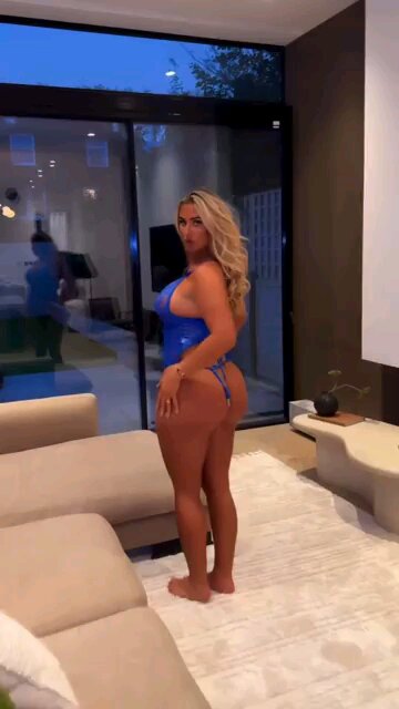 IN BLUE , MY GOODNESS