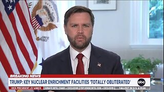 JD Vance: We Set The Iranian Nuclear Program Back Substantially