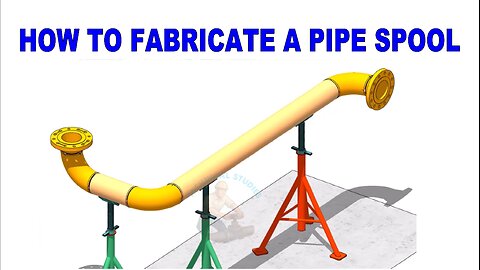 How to make a pipe spool. How to fabricate a pipe spool.