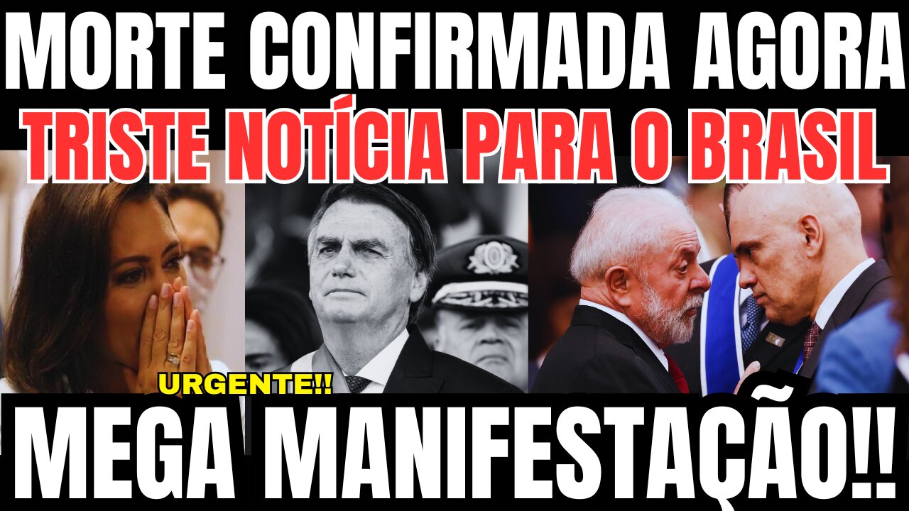 ACABOU DE SER ASS@SINADO!! TRISTE NOTÍCIA DE BOLSONARO ABALA O PAÍS!! ACONTECEU AGORA