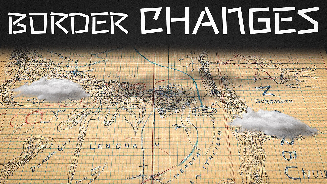Border changes due to the War of the ring in Lord of the Rings