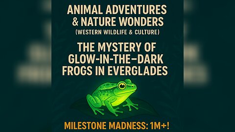The Mystery of Glow-in-the-Dark Frogs in the Everglades (Rumble Exclusive)