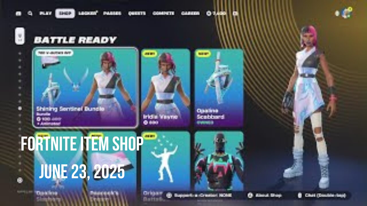 Fortnite Item Shop|June 23, 2025(*New* Shining Sentinel Bundle)