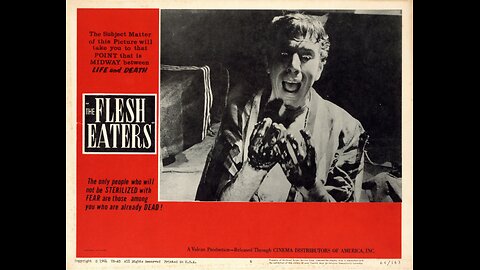 1964 The Flesh Eaters Horror Sci-Fi Thriller Film