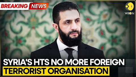 BREAKING: US Revokes Foreign Terrorist Designation for Al Sharaa-Led HTS | WION