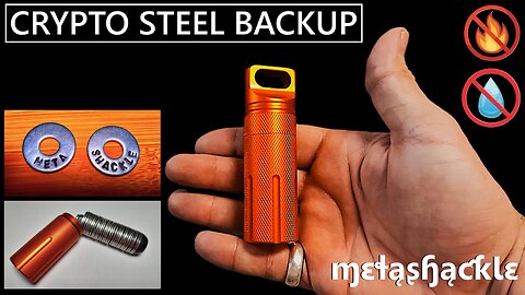 Crypto Security & Cold Storage | Build your own DIY Crypto Steel for Cheap.