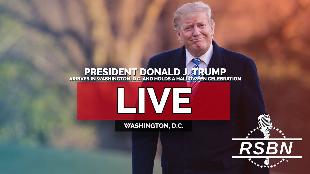 LIVE REPLAY: President Trump Arrives in Washington, D.C. & Holds a Halloween Celebration - 10/30/25