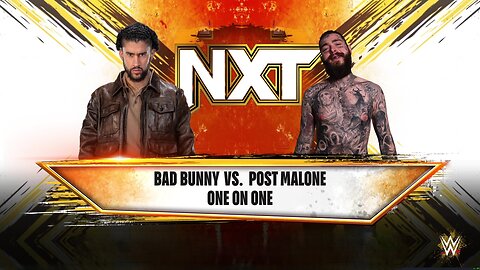 WWE 2k24 Bad Bunny vs Post Malone