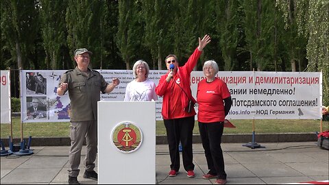 Unsere Neue DDR! Wir sind das Bauvolk der kommenden Welt! Tag des Sieges Berlin-Treptow 9. Mai 2025