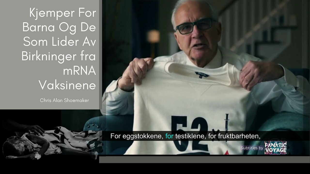 Chris Alan Shoemaker Kjemper For Barna Og De Som Lider Av Bivirkninger fra mRNA Vaksinene