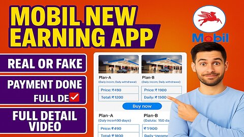 MOBIL EARNING APP || NEW EARNING APP LAUCNHED TODAY || REAL OR FAKE || 2025 EARNING APP