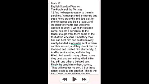 Mark Chapter 12 ESV