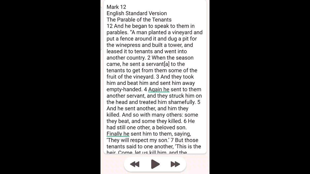 Mark Chapter 12 ESV