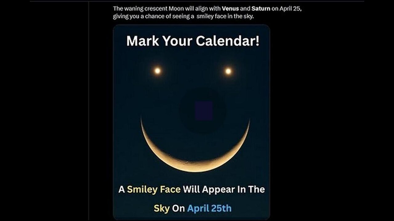 Signs in the Heavens ?? What about Satan as 1 EYE and Lucifer as 1 Eye and a Crescent moon Smiling??