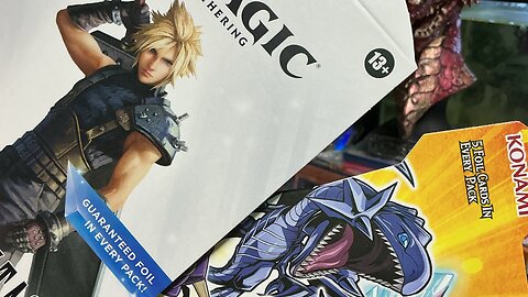 Magic the Gathering and Yu-Gi-Oh! opening