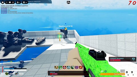 Playing Korrupt Zombies in Roblox - (No Commentary).