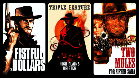 Eastwood Marathon ! VHS | Fistful of Dollars | High Plains Drifter | Sister Sara