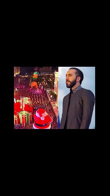 El Salvador Pres Nayib Bukele post's BEAUTIFUL Christmas vid in his Nation, having cleaned out corruption