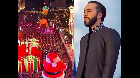El Salvador Pres Nayib Bukele post's BEAUTIFUL Christmas vid in his Nation, having cleaned out corruption