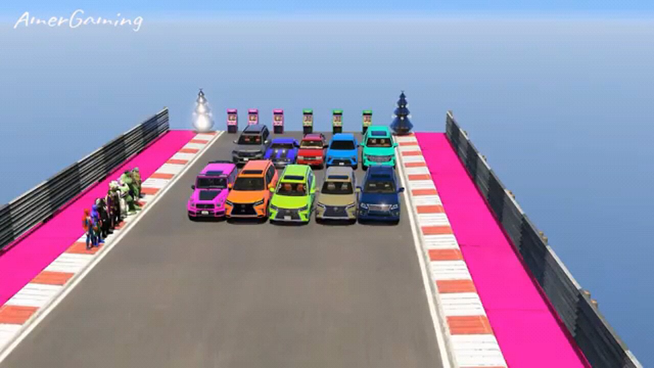 لعبه سيارات جيب لكزس و جيب لاندكروزر