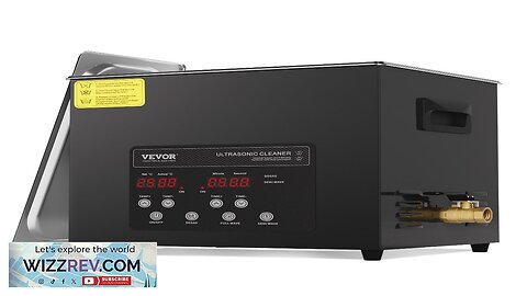 VEVOR 10L Ultrasonic Cleaner with Heater and Timer 240W Stainless Steel Ultrasonic Review