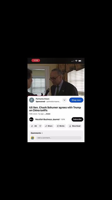 2018 when President Trump put the SAME Tariffs on China 🤡