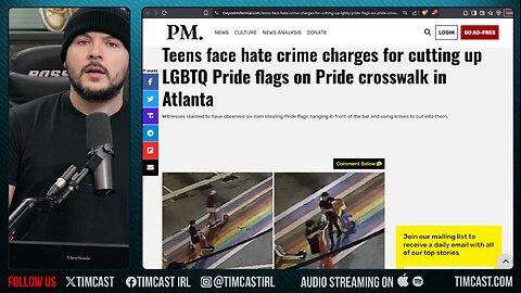 Teens Face HATE CRIME Charges For Cutting Up PRIDE FLAGS, Communism Is Becoming LAW In The US