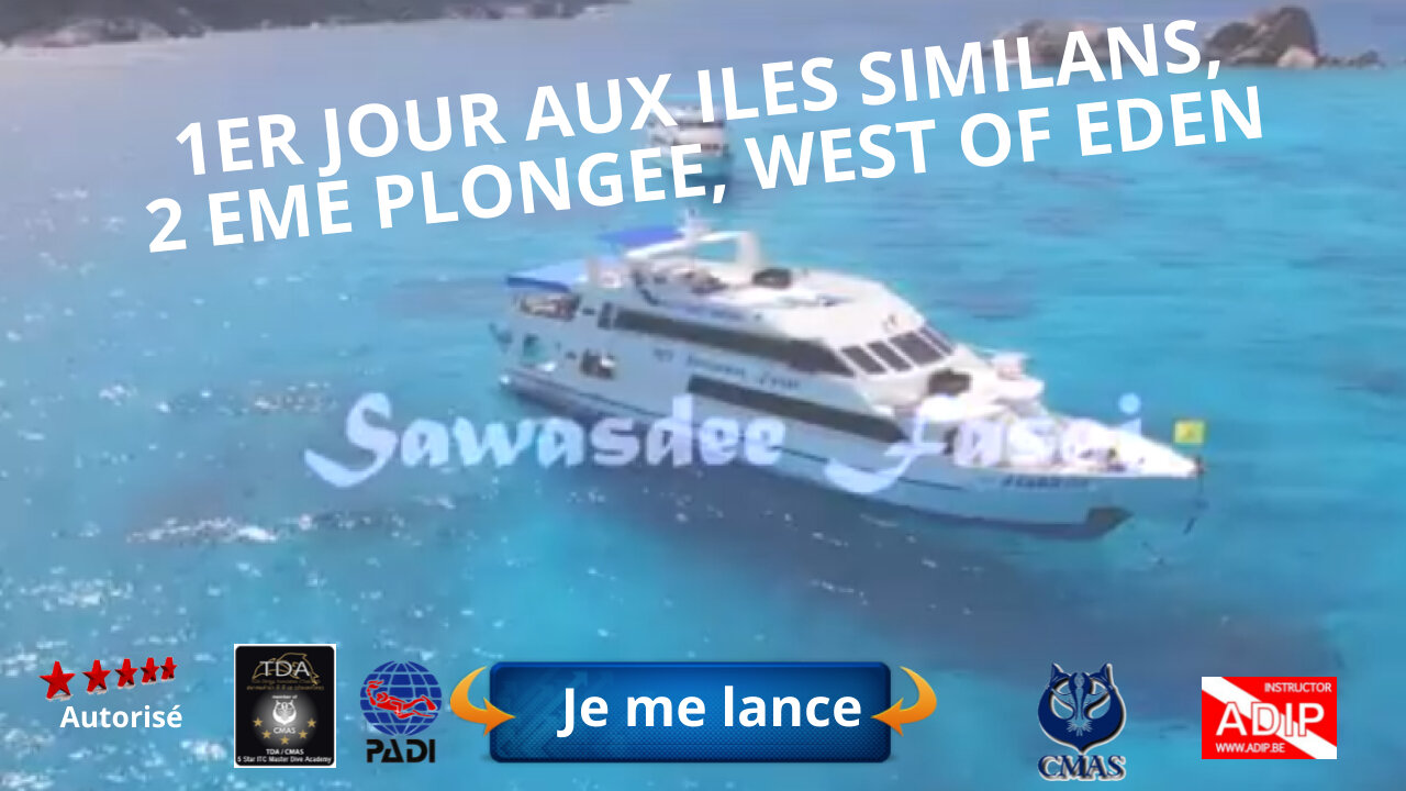 1er jour aux iles Similans, 2-ème plongée, West Of Eden