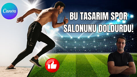Bu Tasarımı Gören Spor Salonuna Koşuyor! Canva ile Şok Edici Afiş Tasarımı!