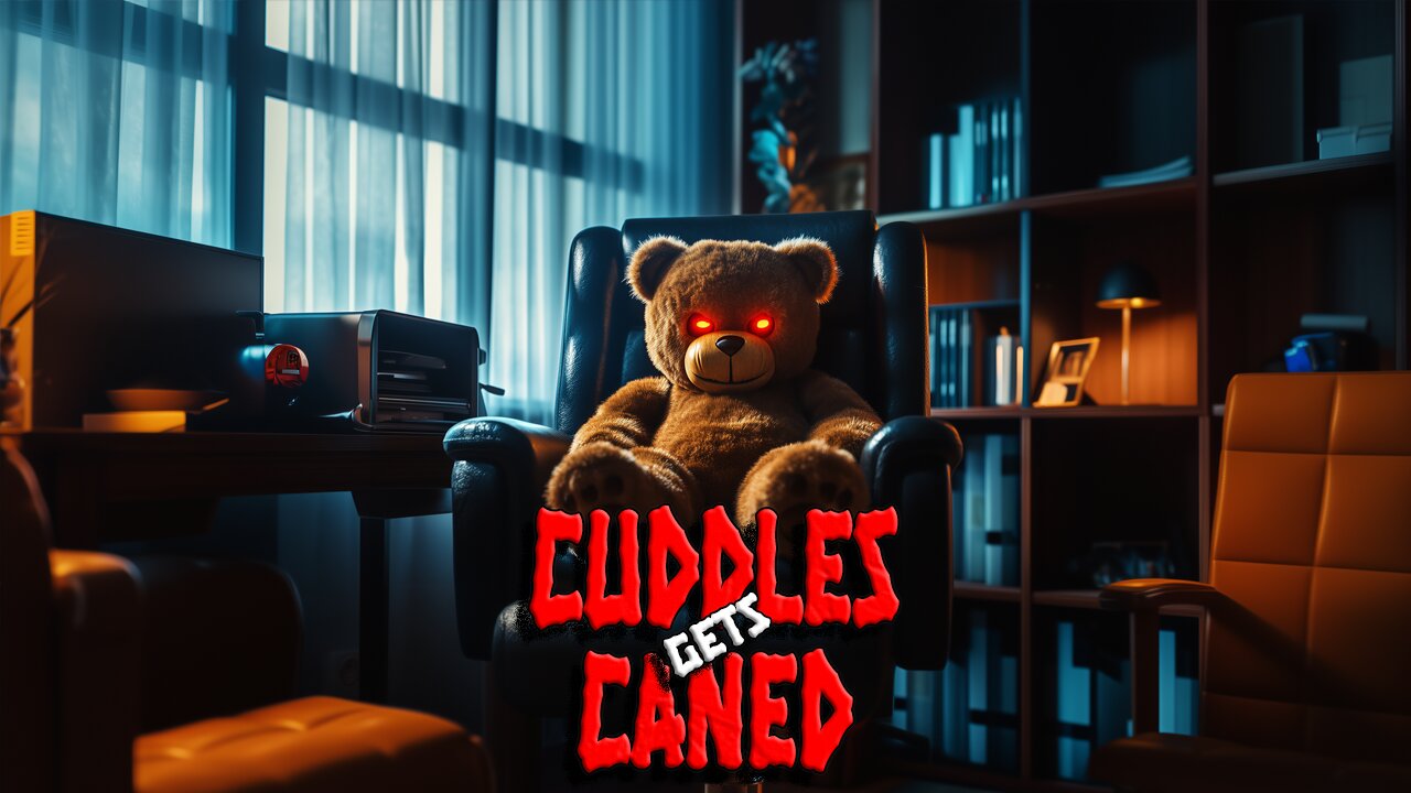 Cuddles Gets Caned - Teddy Scare Kays!
