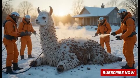 Touching Story: Rescue of an Injured Alpaca Due to Barnacle and Parasite Infection by a Rescue Team
