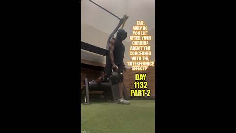 FAQ: Why do you lift AFTER your cardio? Aren’t you concerned with the, “Interference Effect?”